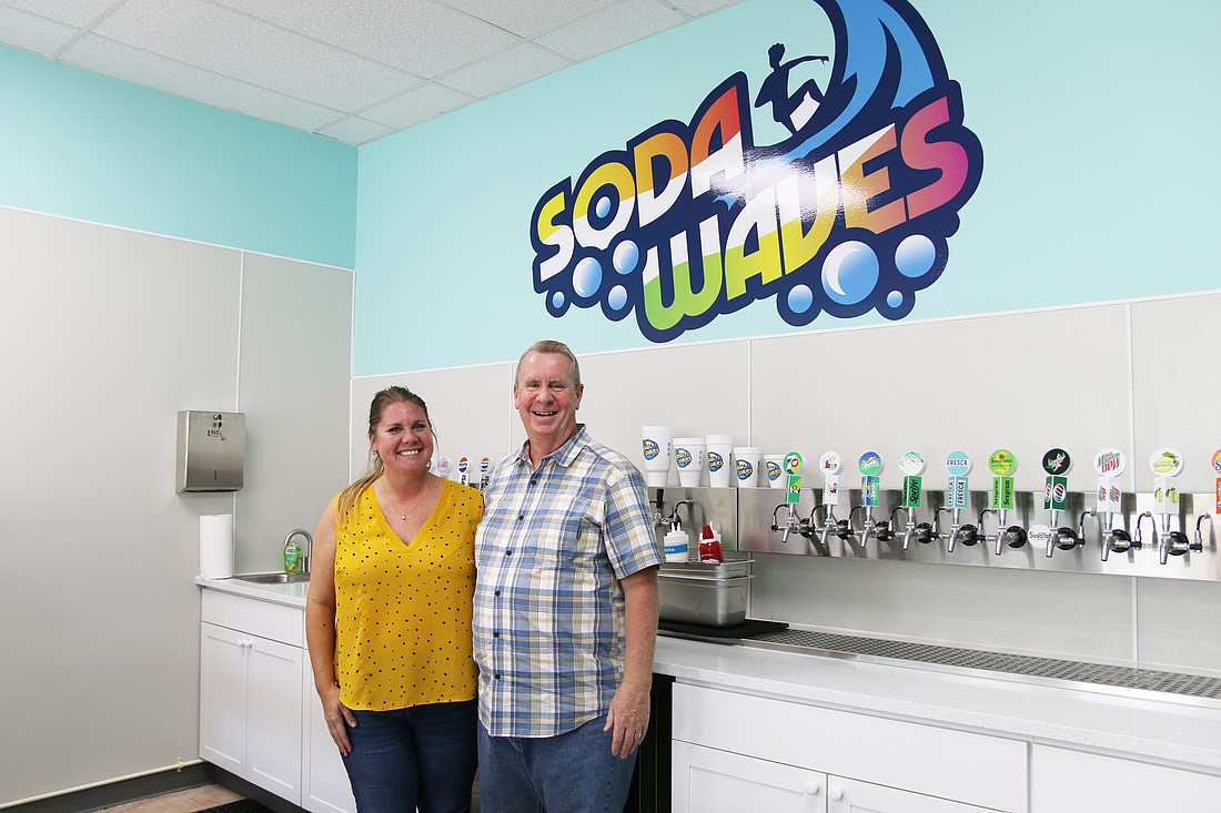 Jamie and John Kerlin are the father-daughter duo behind Soda Waves. Photo by Jarleene Almenas