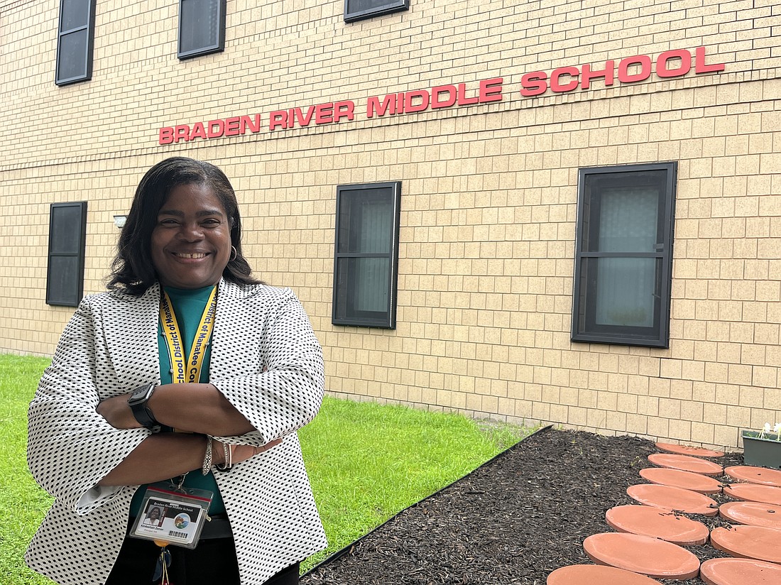 Braden River Middle School Principal Kimberlain Zenon has been named the School District of Manatee County's Principal of the Year.