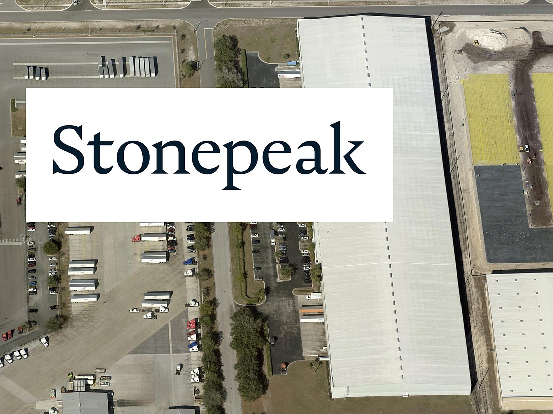 Stonepeak acquired this warehouse at 10543 Canada Drive in Imeson Park as part of a $191.24 million deal to acquire nine Jacksonville properties.