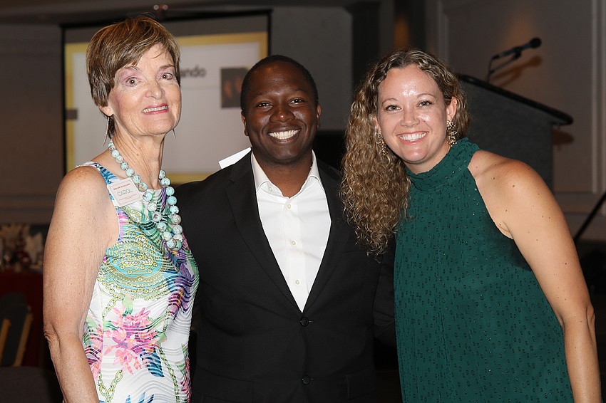 Carol Beeler, VMA Principal Janjay Gehndyu and ESE Director, Jackie Gehndyu.