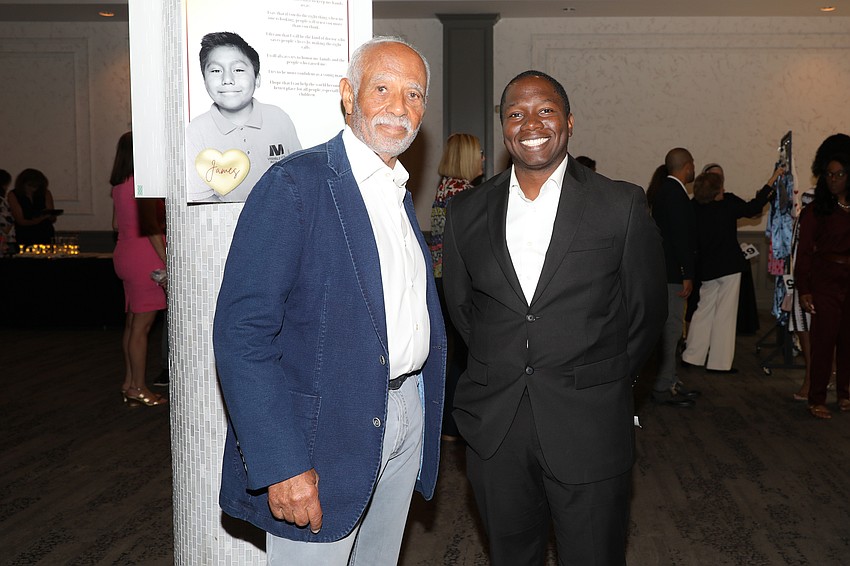 Ed Swan and VMA Principal Janjay Gehndyu