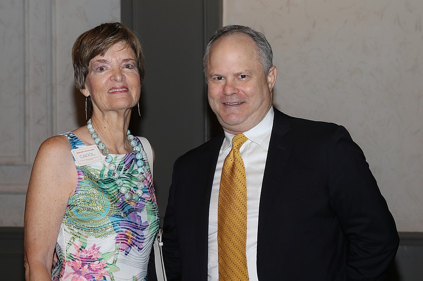 Carol Beeler and VP Community Engagement and Development Jay Lockaby