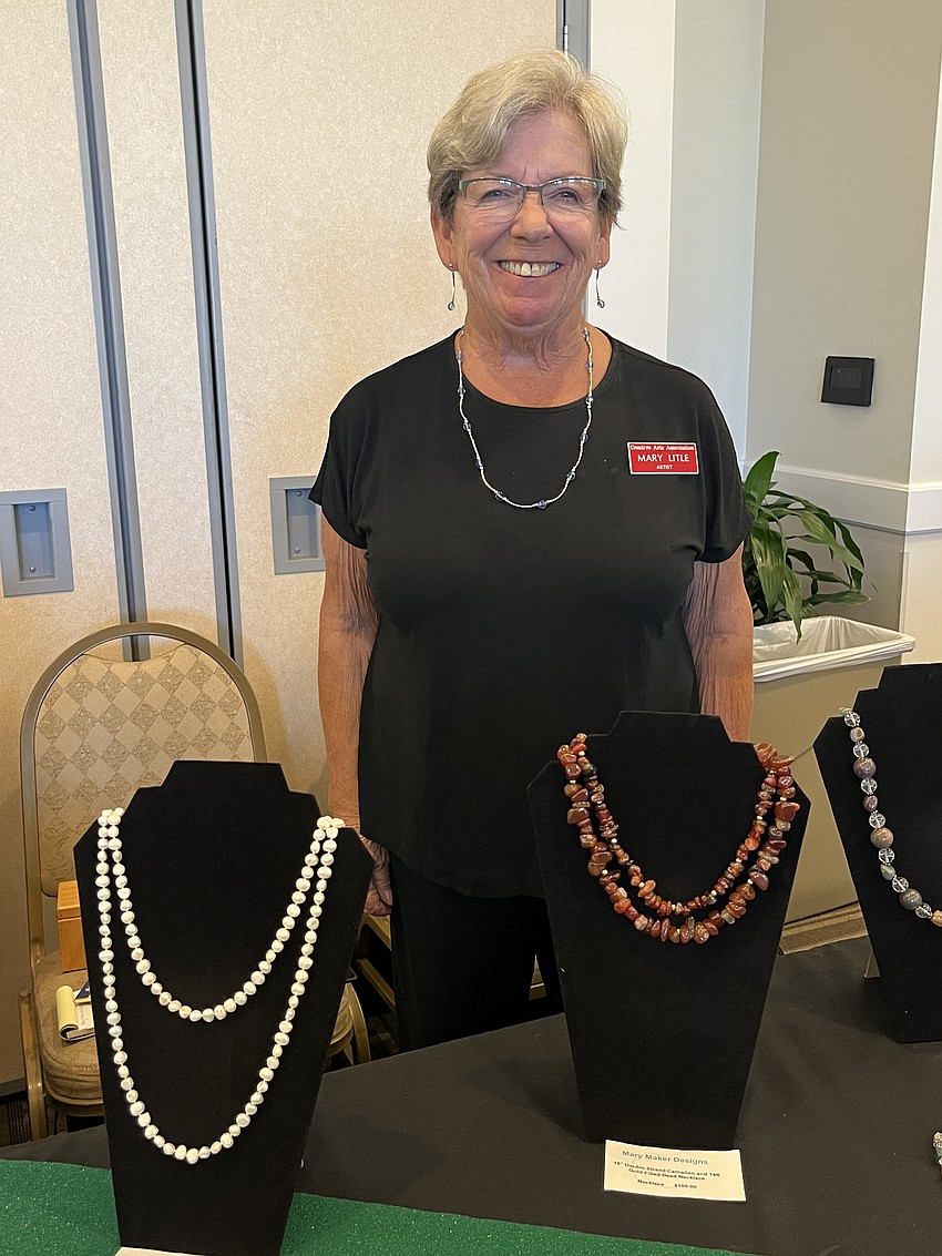 Lakewood Ranch's Mary Litle says showing her work at the Creative Arts Association of Lakewood Ranch's fall art show is always fun.