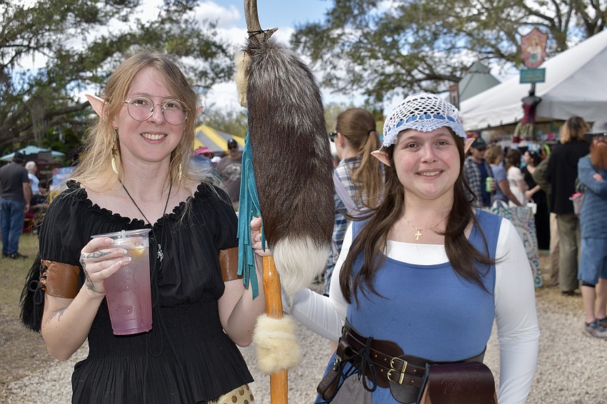 Cheryl Lesh and Jacky Deeds travel from Fort Myers every year.