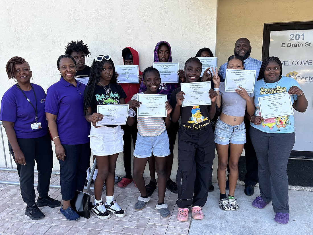 The seven-week course for Flagler County middle and high school students focused on essential life skills such as communication, finances, goal setting, career exploration and problem-solving. Courtesy photo