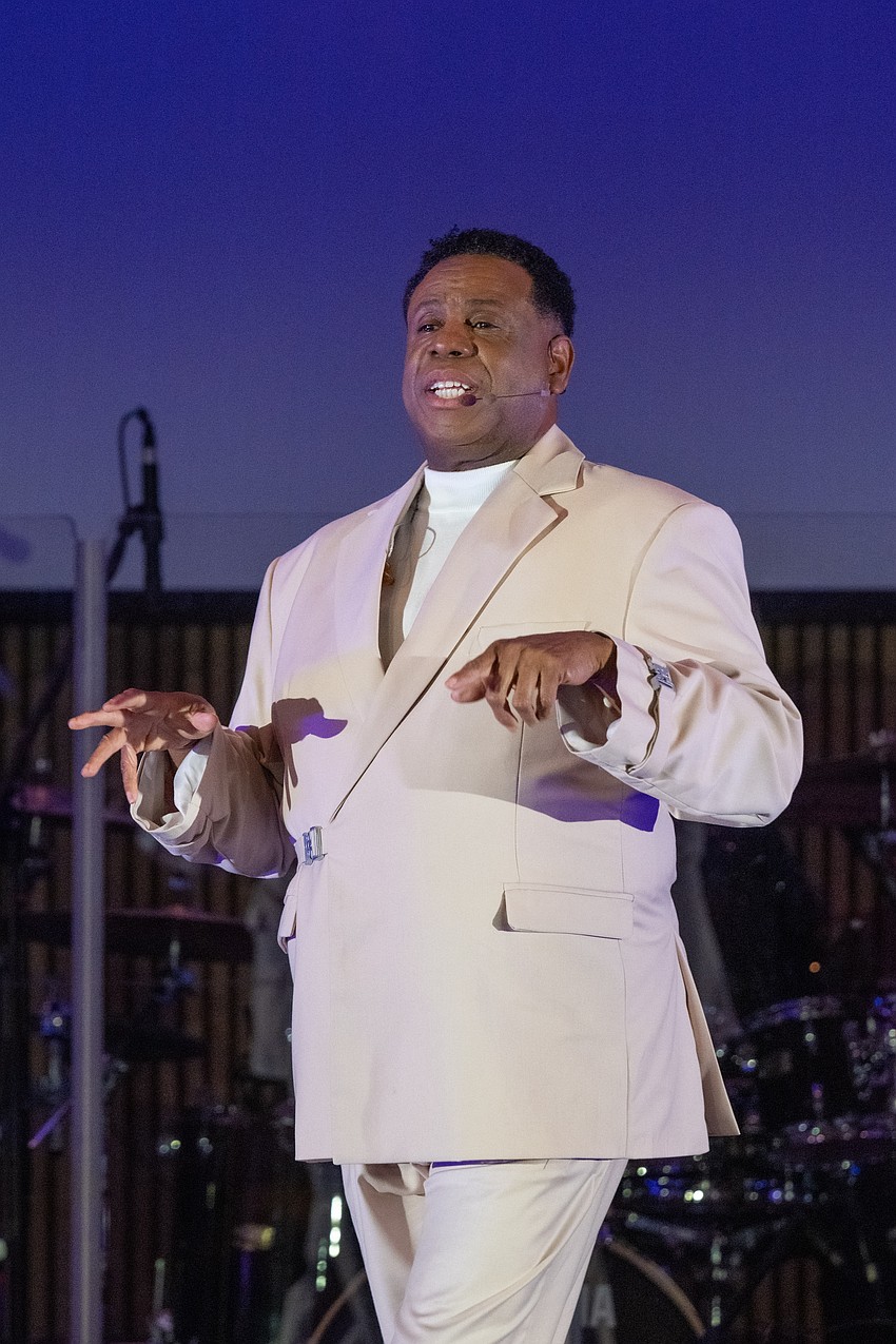 Nate Jacobs addresses the attendees.