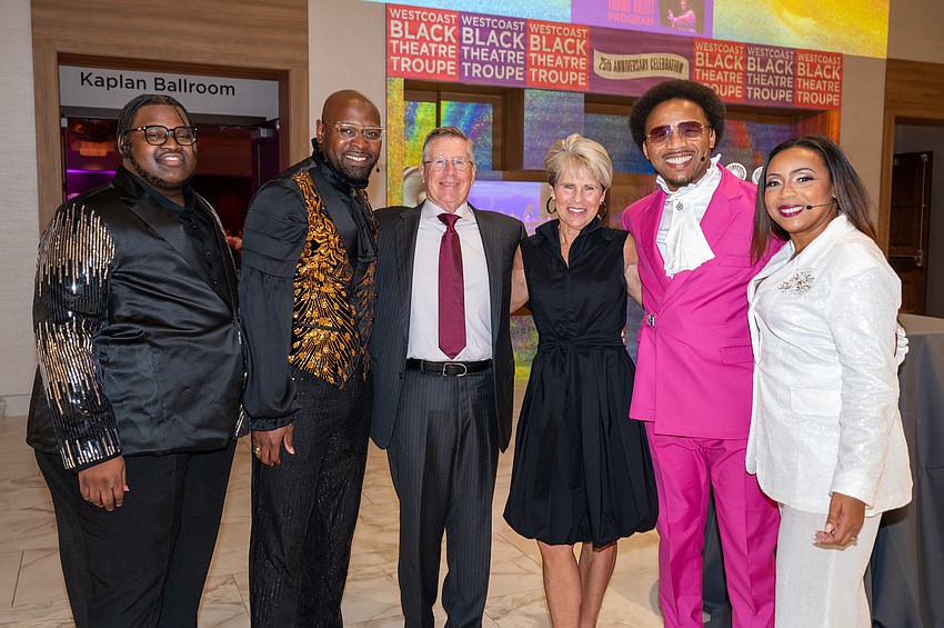 C.J. Melton, Sheldon Rhoden, Bob and Beth Sheible, Earley Dean and Jnana Cooper