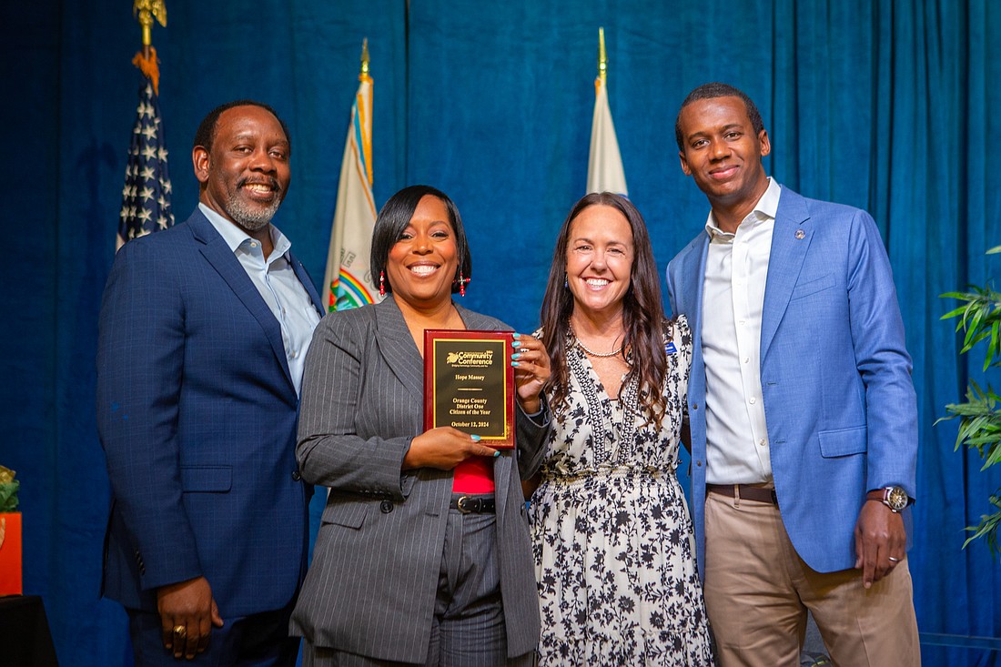 Hope Massey, second from left, is the 2024 District 1 Citizen of the Year.