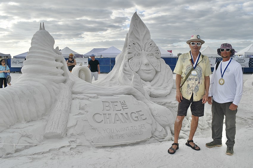 Joaquin Cortez and Craig Mutch won first place in the people's choice awards, doubles, for 