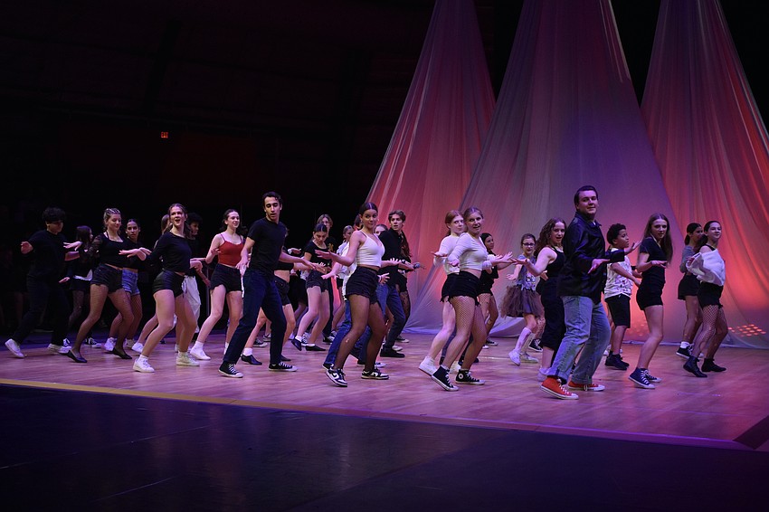 Students at Rise Above Performing Arts perform 