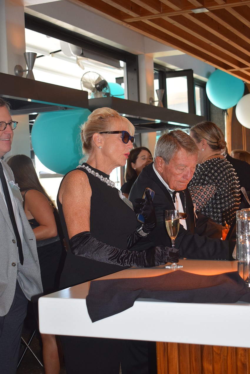Kathy Wilkes at the debutante event at Shore Longboat Key.