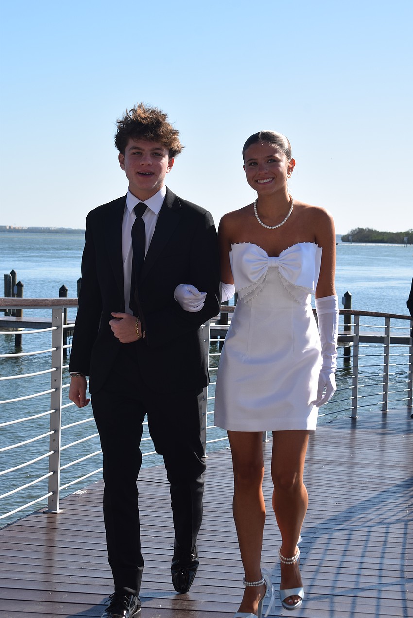 Camryn Opstal at the debutante event at Shore Longboat Key.