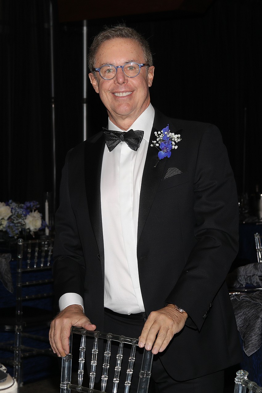 Michael Murphy looks dapper with his bow tie and smile.