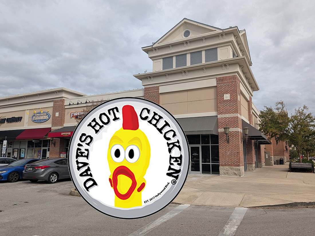 Dave’s Hot Chicken is planned at 10261 River Marsh Drive, No. 137, in St. Johns Town Center It is next to PetSmart and Firehouse Subs.