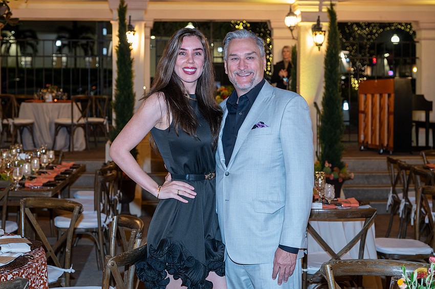 Nicole Rhodes and Doug Holder