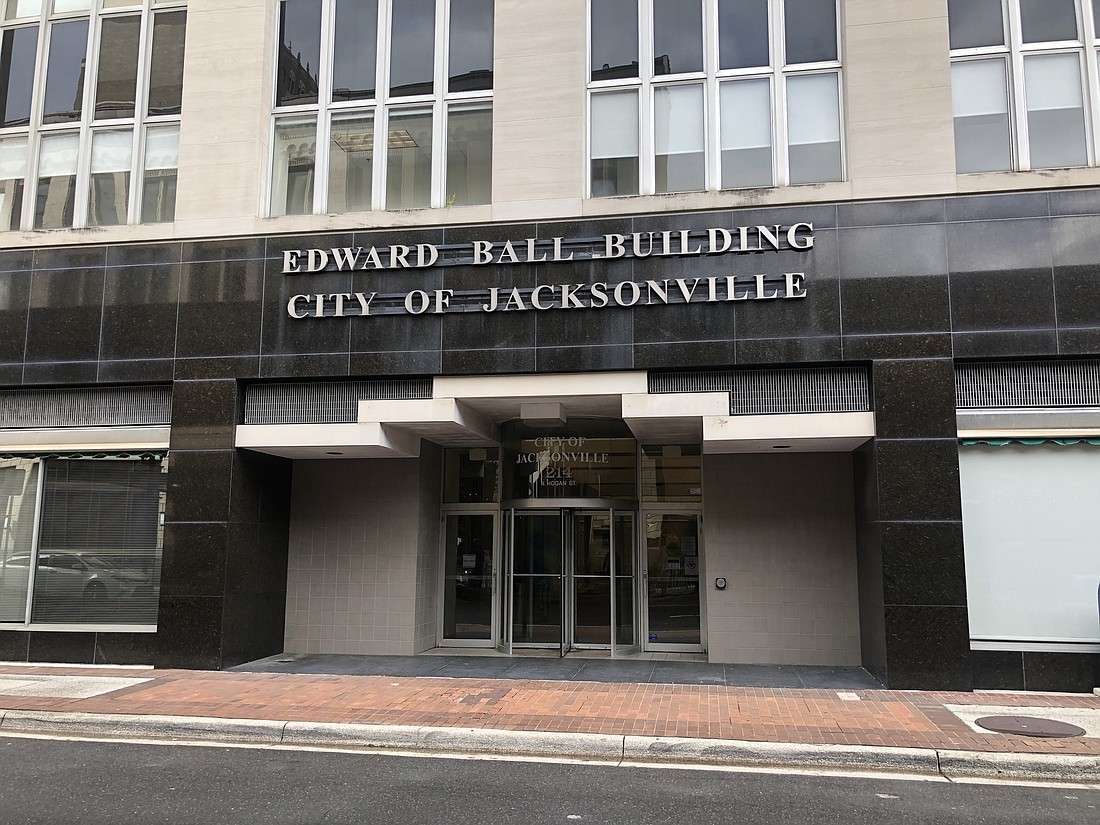 The Edward Ball Building in Downtown Jacksonville.