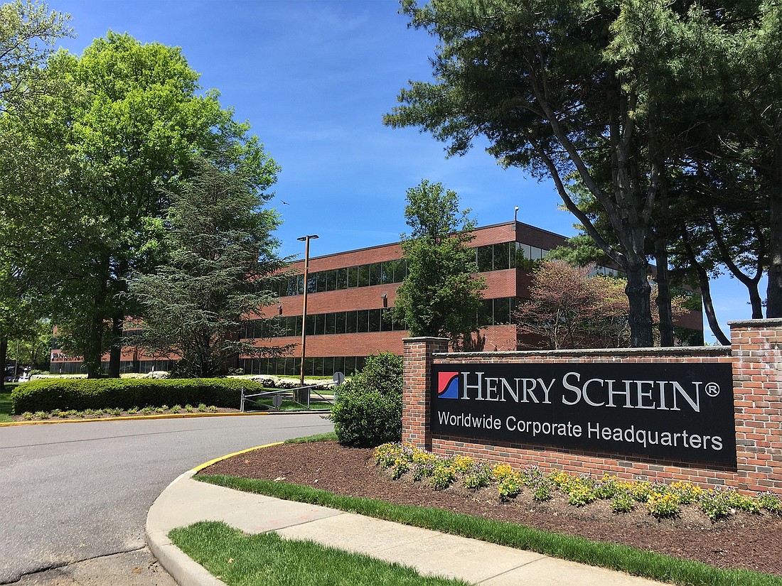 The exterior of the Henry Schein headquarters