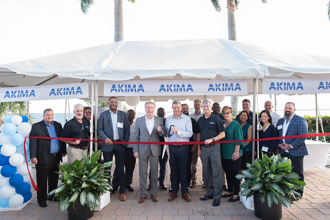 Akima hosts a ribbon cutting ceremony to celebrate the new location at The Pointe in Tampa’s Rocky Point neighborhood.