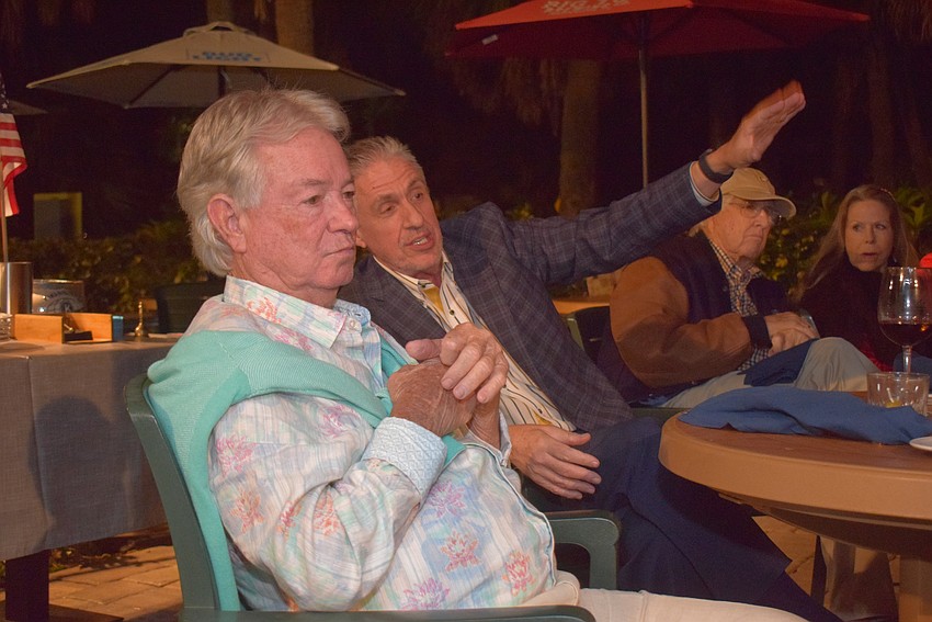 Jim Brown and Michael Garey asking David Miller questions.