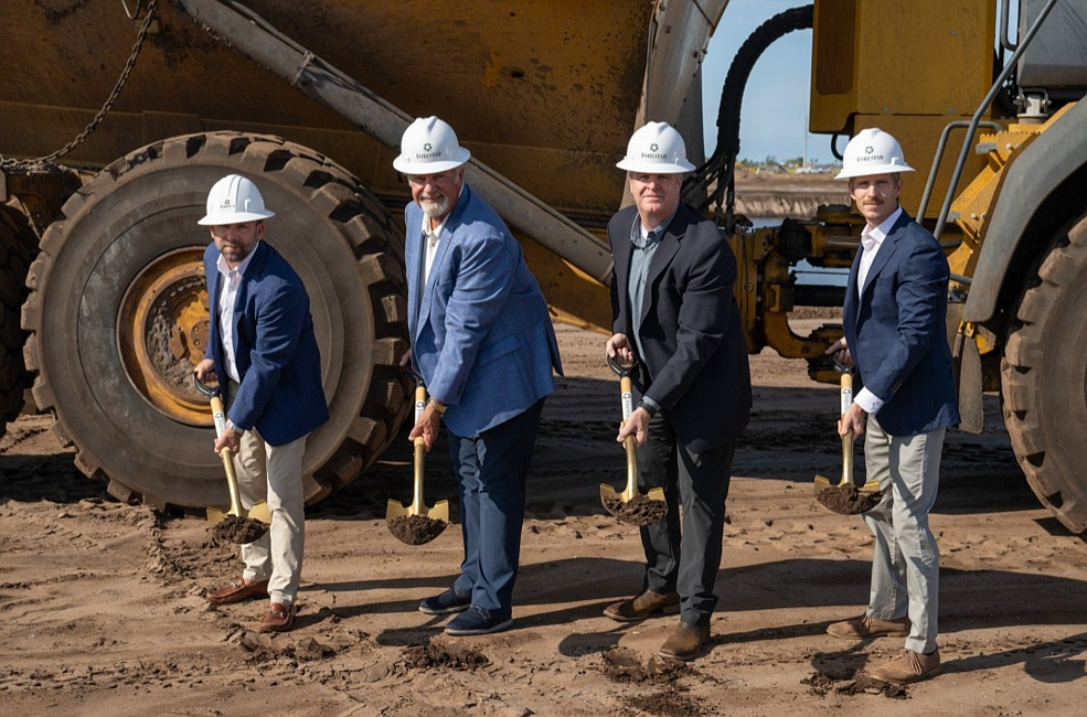 Team members of Forestar Group participated in the groundbreaking at Saddlestone within Star Farms.