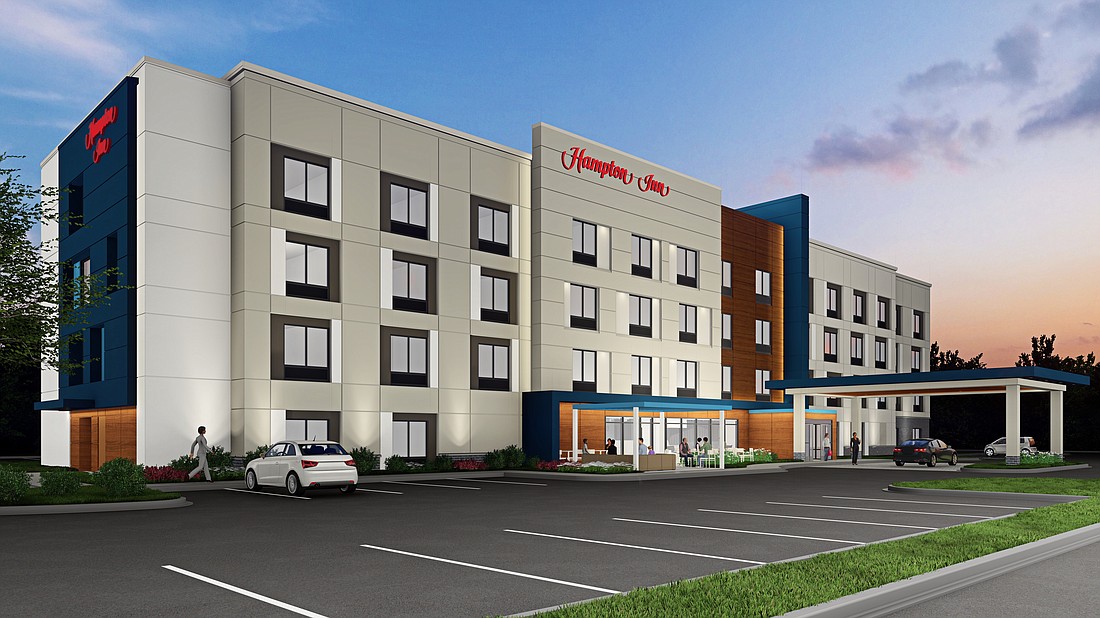 A prototype Hampton by Hilton hotel.