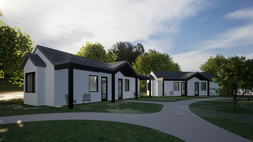 There will be 12 villas among six buildings available to young adults who have recently aged out of foster care.
