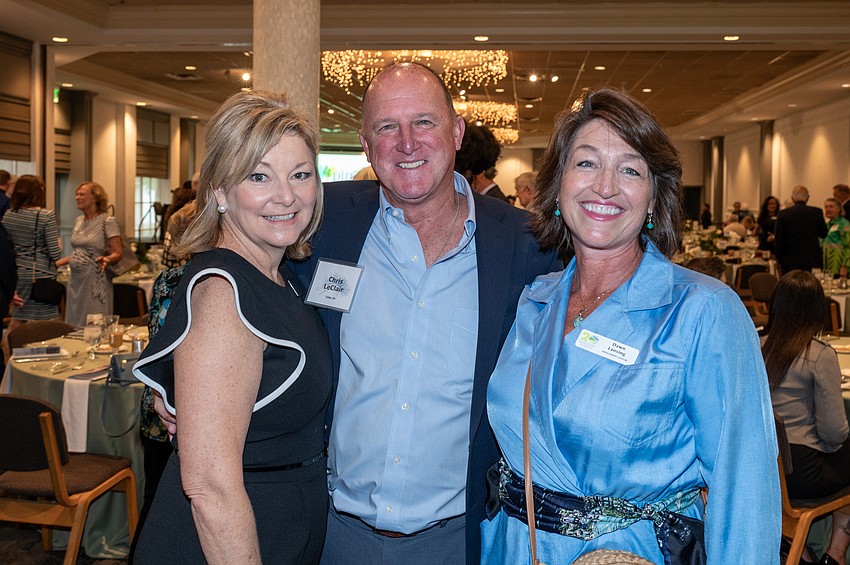 Kim and Chris LeClair with Dawn Lansing