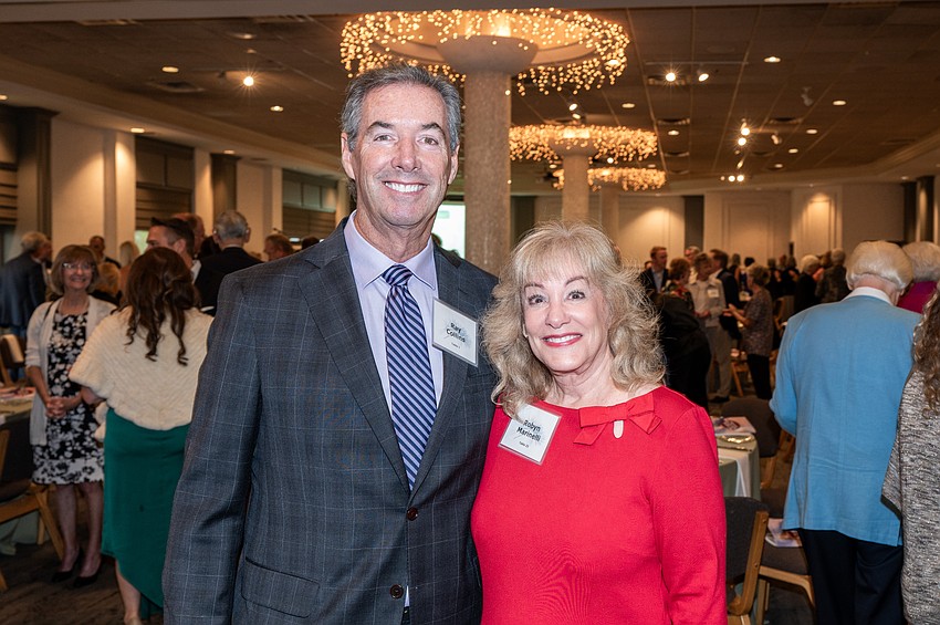 Event Moderator Ray Collins and Robyn Marinelli