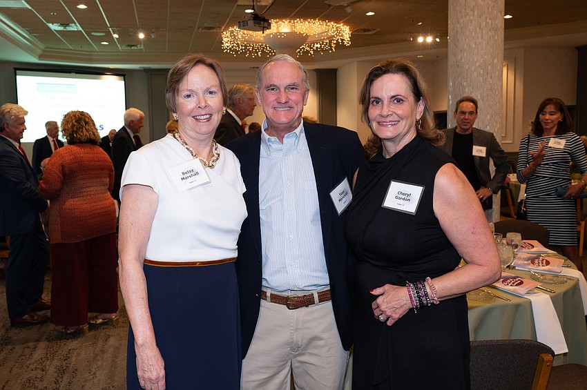 Betsy and Tom Marshall and Cheryl Gordon
