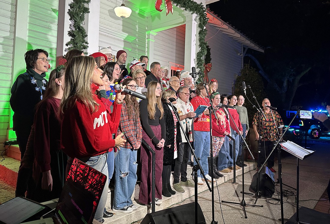 Choirs from Family Church performed a variety of Christmas music.