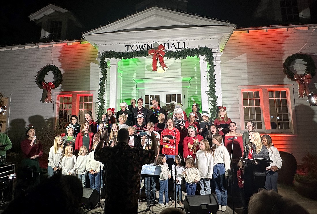 Choirs from Family Church performed a variety of Christmas music.