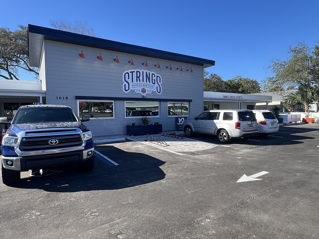 Strings Sports Brewery is nearing the opening of its second restaurant 1618 Penman Road in Jacksonville Beach.