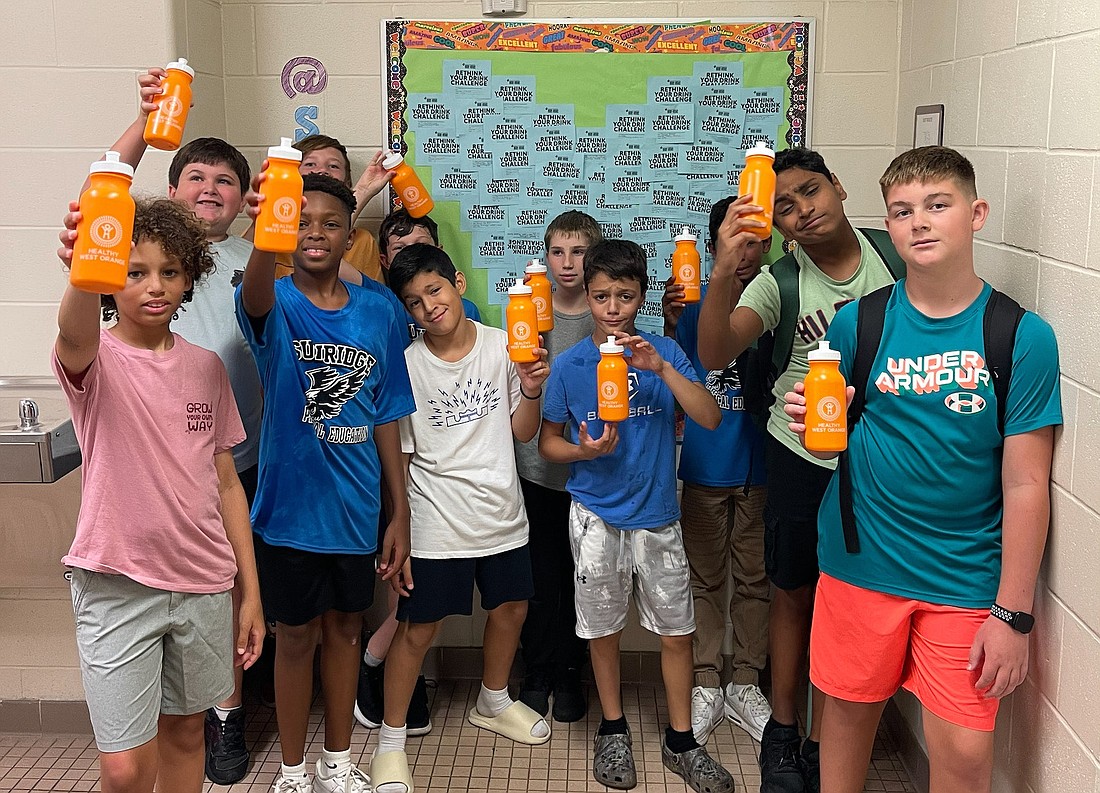 Students at many local middle schools are learning the importance of hydration.