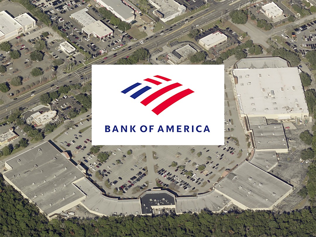 Bank of America could open a branch in the Regency Park Shopping Center at 9400 Atlantic Blvd. The shopping center is anchored by American Signature Furniture and Ollie’s Bargain Outlet.