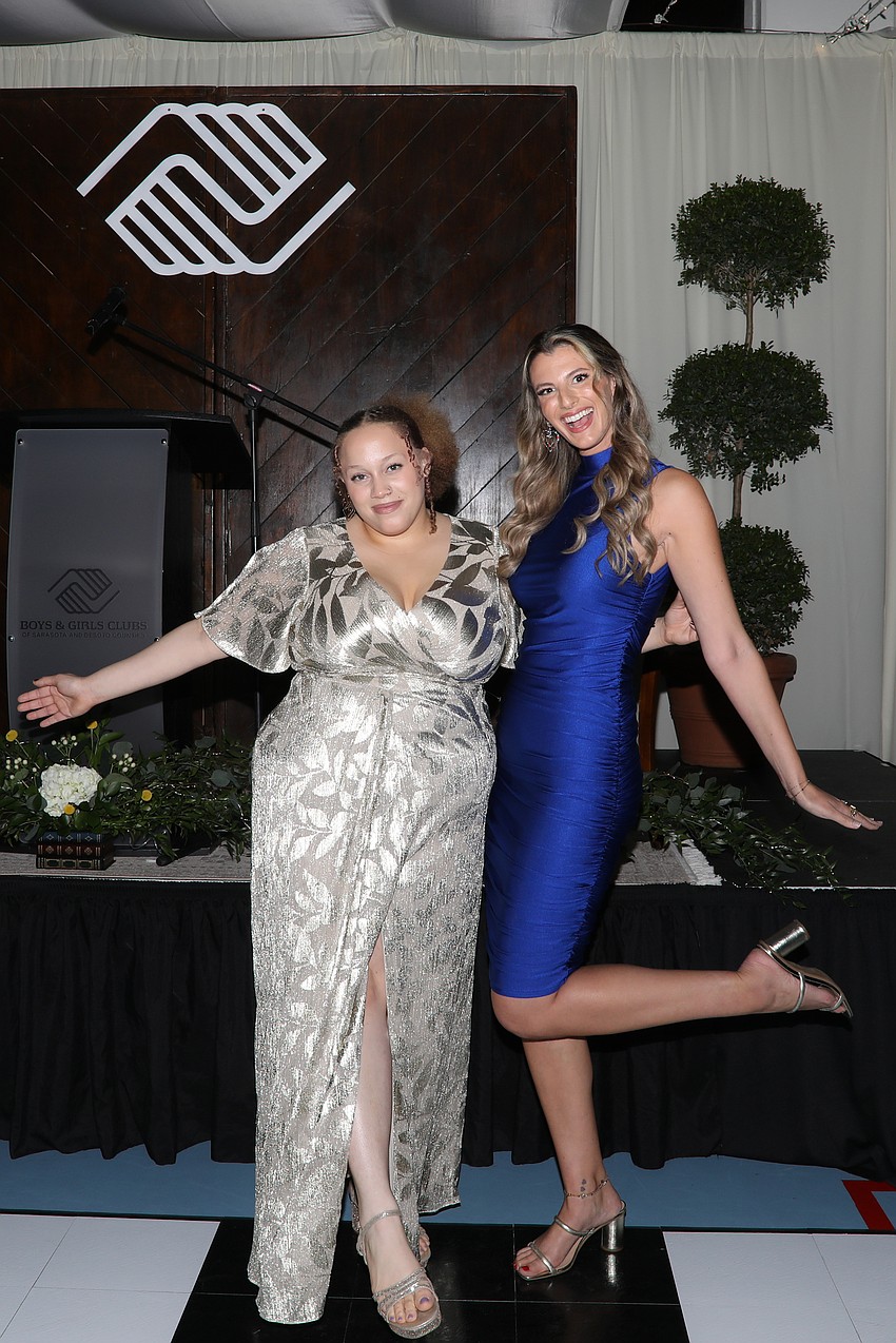 Co-emcees for the event are Sierra Morris and Hallie Peilet Young.