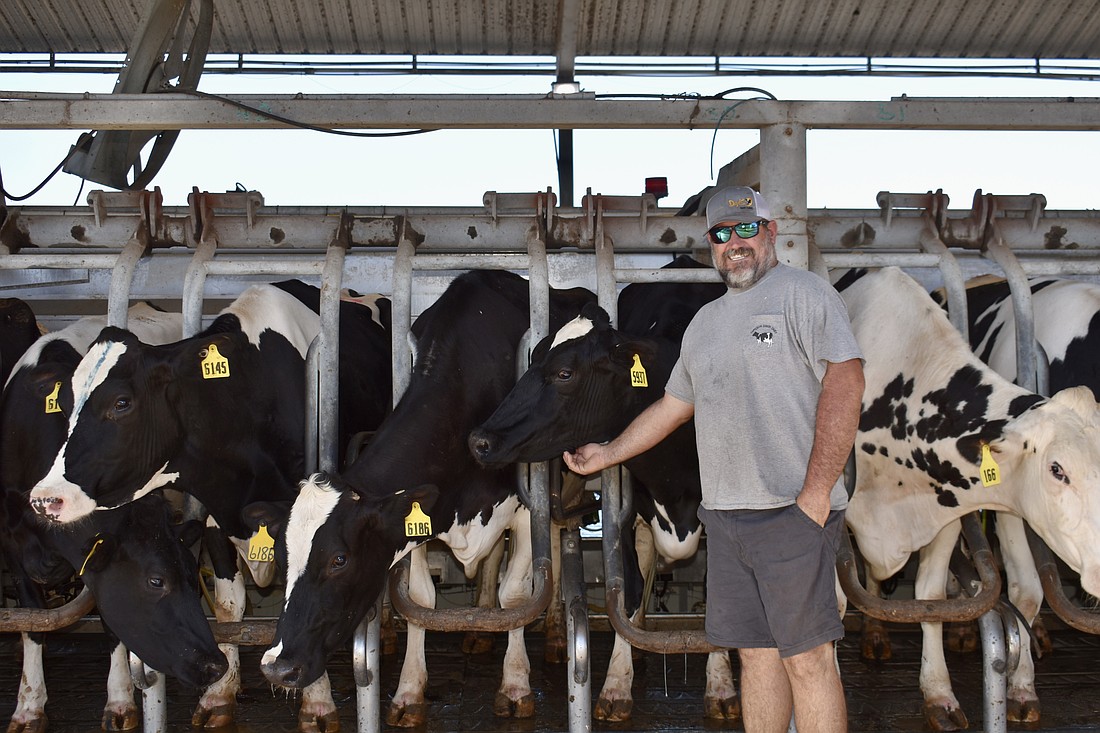 Garrett Dakin is one of Gerry Dakin's four nephews that took over the farm in May.