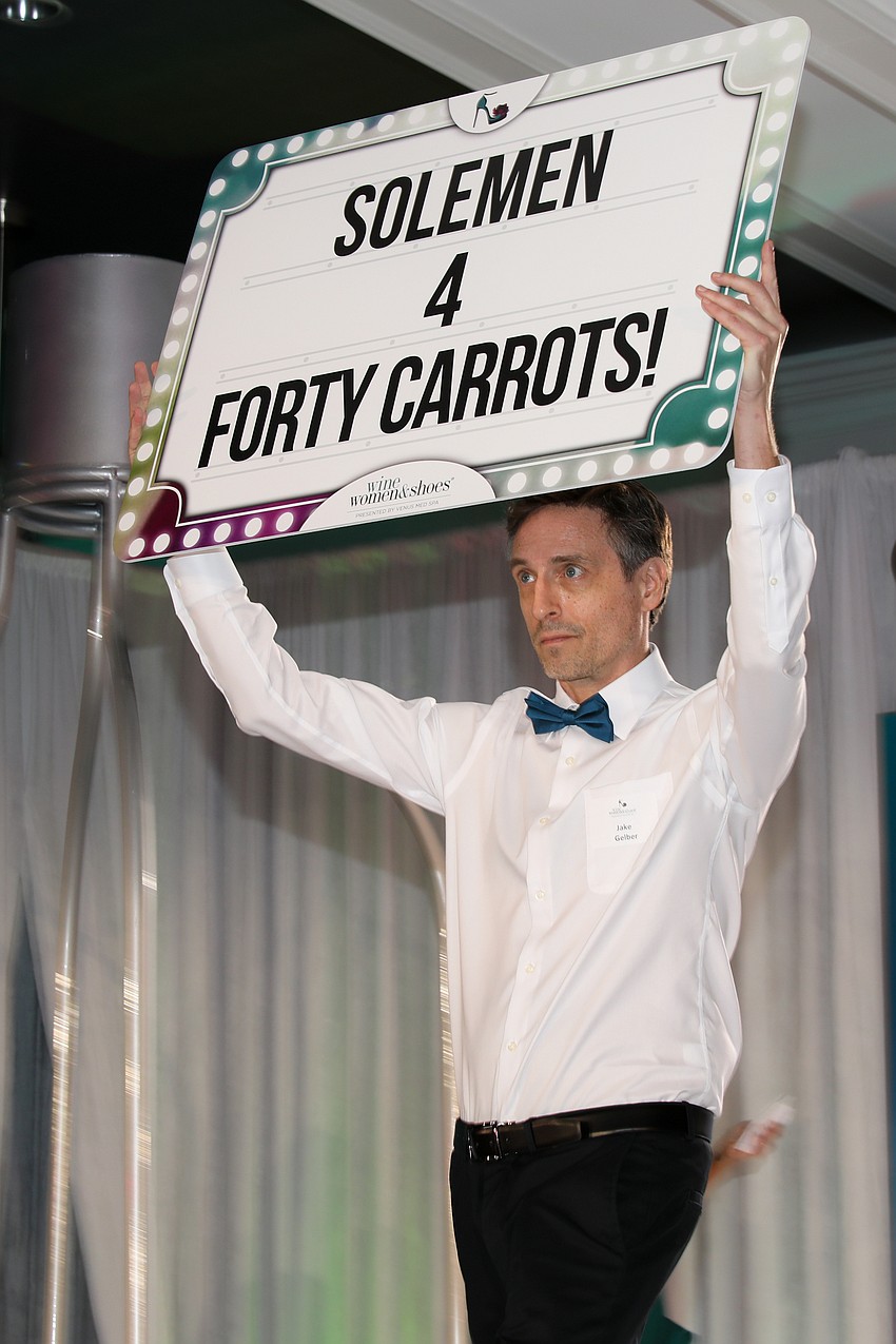 Jake Gelber gave up his day job as an attorney to be a 'soleman' at Wine Women & Shoes 2024.