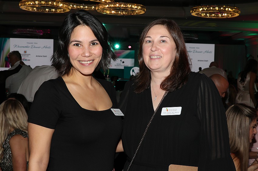 Erike Kohne and Carla Johanns from Forty Carrots Family Center.