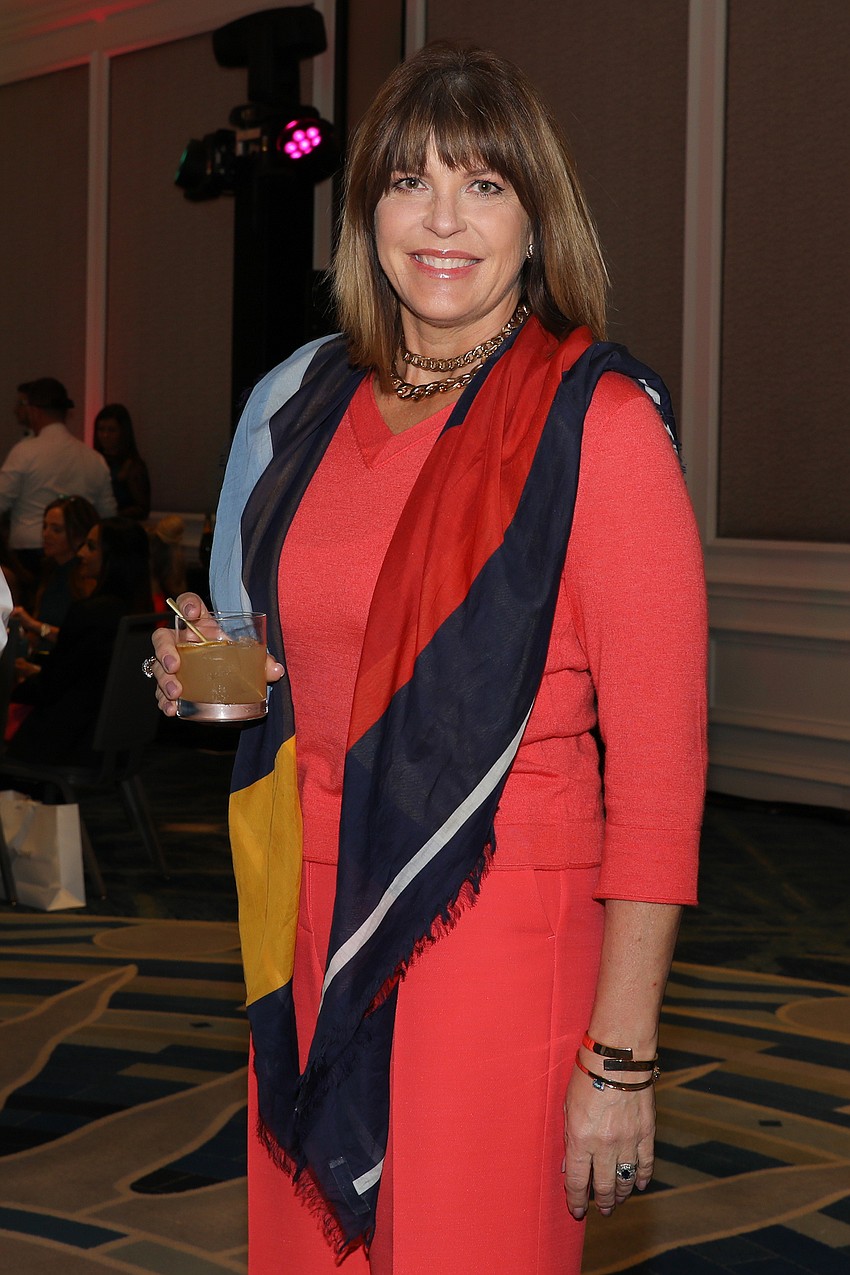 This is the first year Suzette Jones did not volunteer at Wine Women & Shoes, but she did arrive in Sarasota just in time to be a guest.