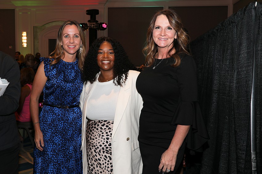 From WW&S Naples, Mercedes Mikalaitis is photographed with Skyler White and Pamela Hyde hailing from WW&S Richmond, Texas.