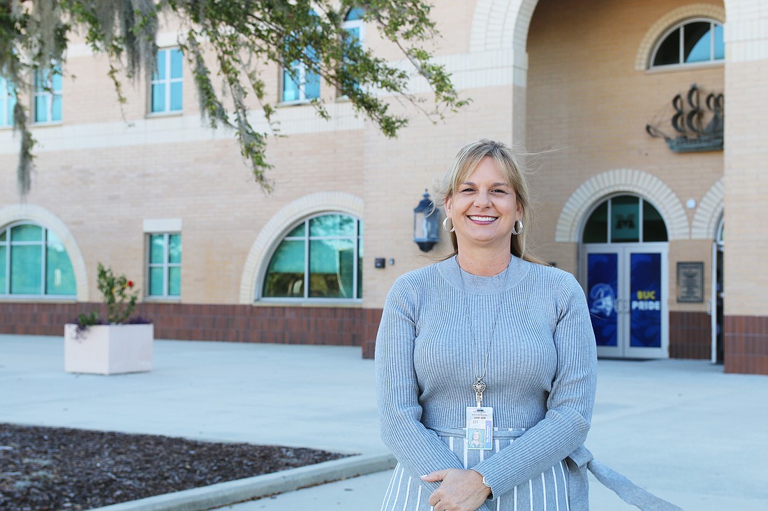 Mainland High School's Teacher of the Year, Denise Blumberg, has been teaching for 24 years. Photo by Jarleene Almenas