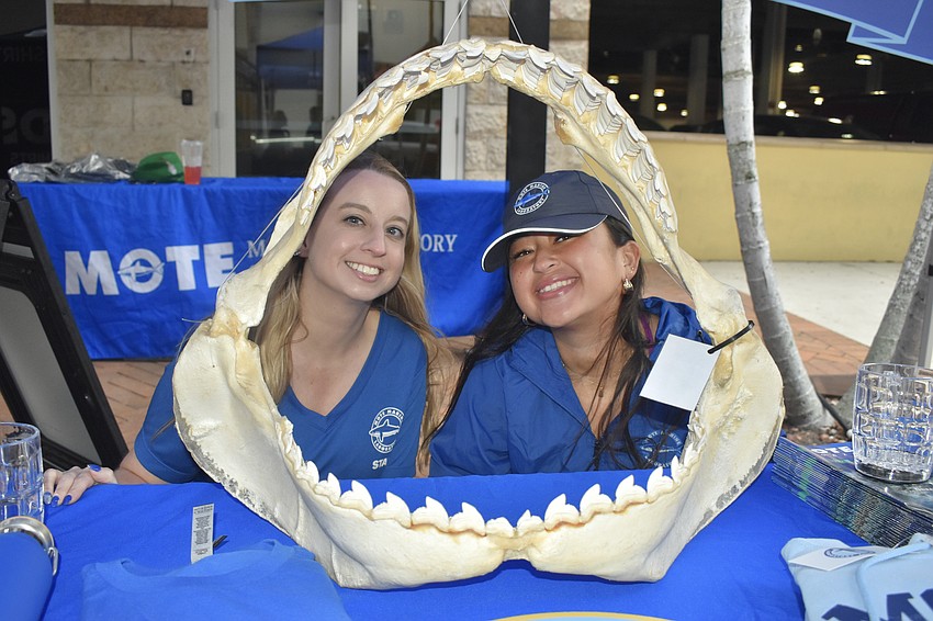 Kaitlyn Fusco and Kathryn Gentile represented Mote Marine Laboratory & Aquarium.