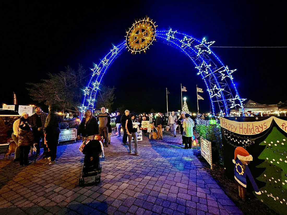 The 2024 Fantasy Lights Festival kicked off with Palm Coast's annual Tree Lighting Ceremony. Photo by Sierra Williams