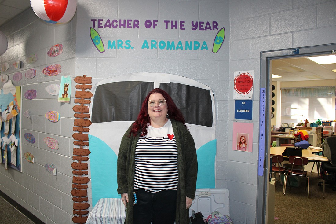 Old Kings Elementary School's Teacher of the Year Kimberly Aromanda. Photo by Alexis Miller