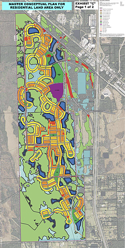 The updated conceptual plan for Ormond Crossings. Courtesy image