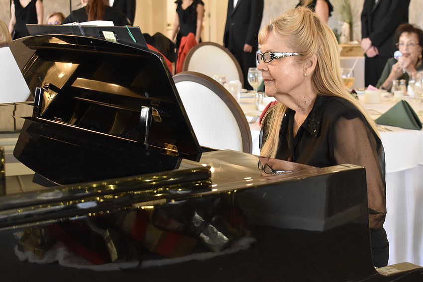 Lurray Myers is the chamber choir's accompanyist. She's played piano for as long as she can remember and has been with the State College of Florida for 33 years.