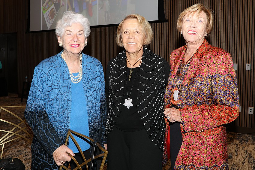 Marguerite Malone, Anne Klisurich and Kathleen Jones