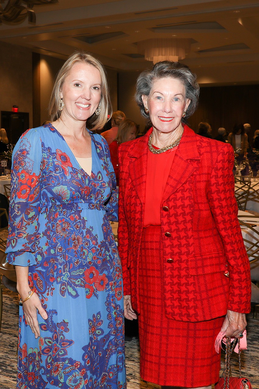 SPARCC President and CEO Jessica Hays and Cornelia Matson stop for a quick photo and catch-up.