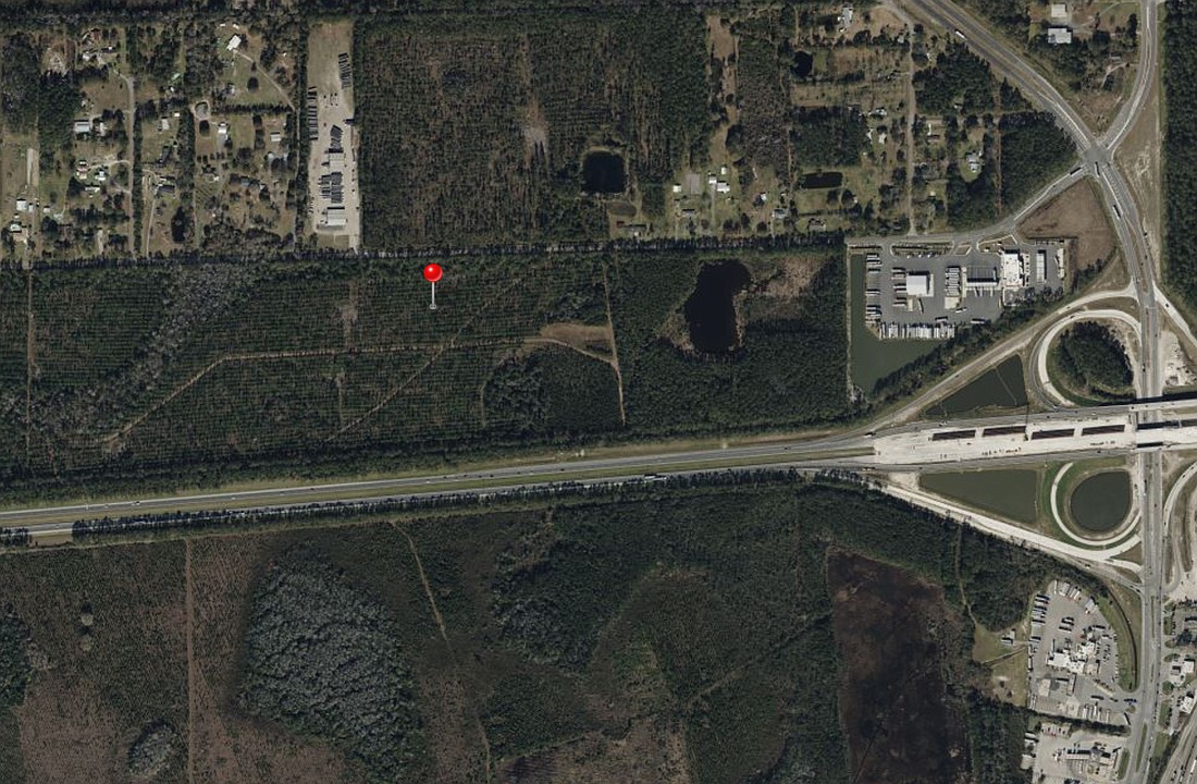 An RV park is proposed for a 33.95-acre parcel along Brandy Branch Road north and west of the I-10-U.S. 301 interchange.