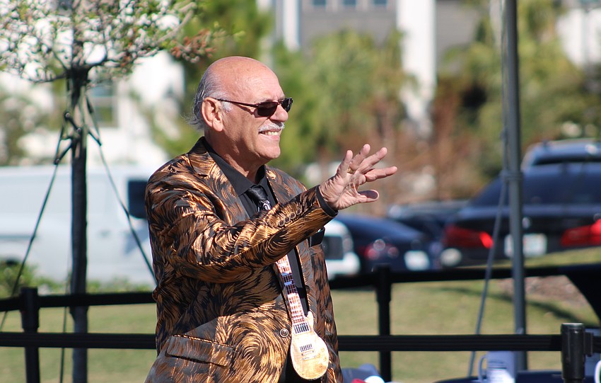 Lakewood Ranch Blues Festival Producer Paul Benjamin dresses the part during the event at Waterside Place.